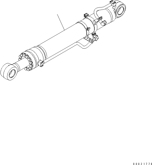 Komatsu parts book diagram for PC400-7E0 S/N 60001-UP (ecot3): ARM CYLINDER (FOR LOADER)