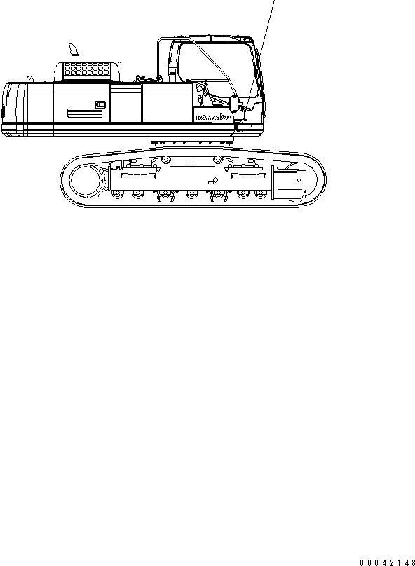 Komatsu parts book diagram for PC400-7E0 S/N 60001-UP (ecot3): PLATE (LOAD RATING CHART) (SPANISH) (FIXED GAUGE)