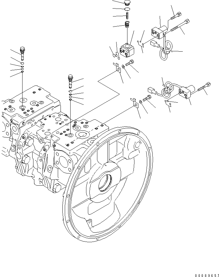 Komatsu parts book diagram for PC400-7E0 S/N 60001-UP (ecot3): MAIN PUMP (11/11)(#60001-65364)