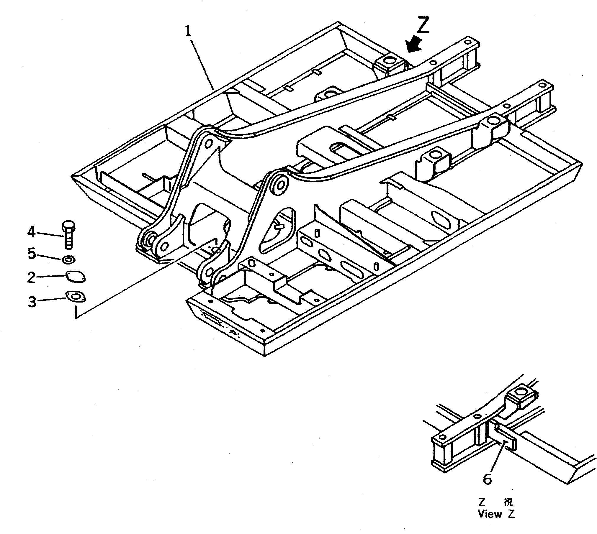 Komatsu parts book diagram for PC400LC S/N 20001-UP (Mighty Spec.): REVOLVING FRAME (TBG SPEC.) (FOR SWEDEN ? NORWAY)(#20603-21534)
