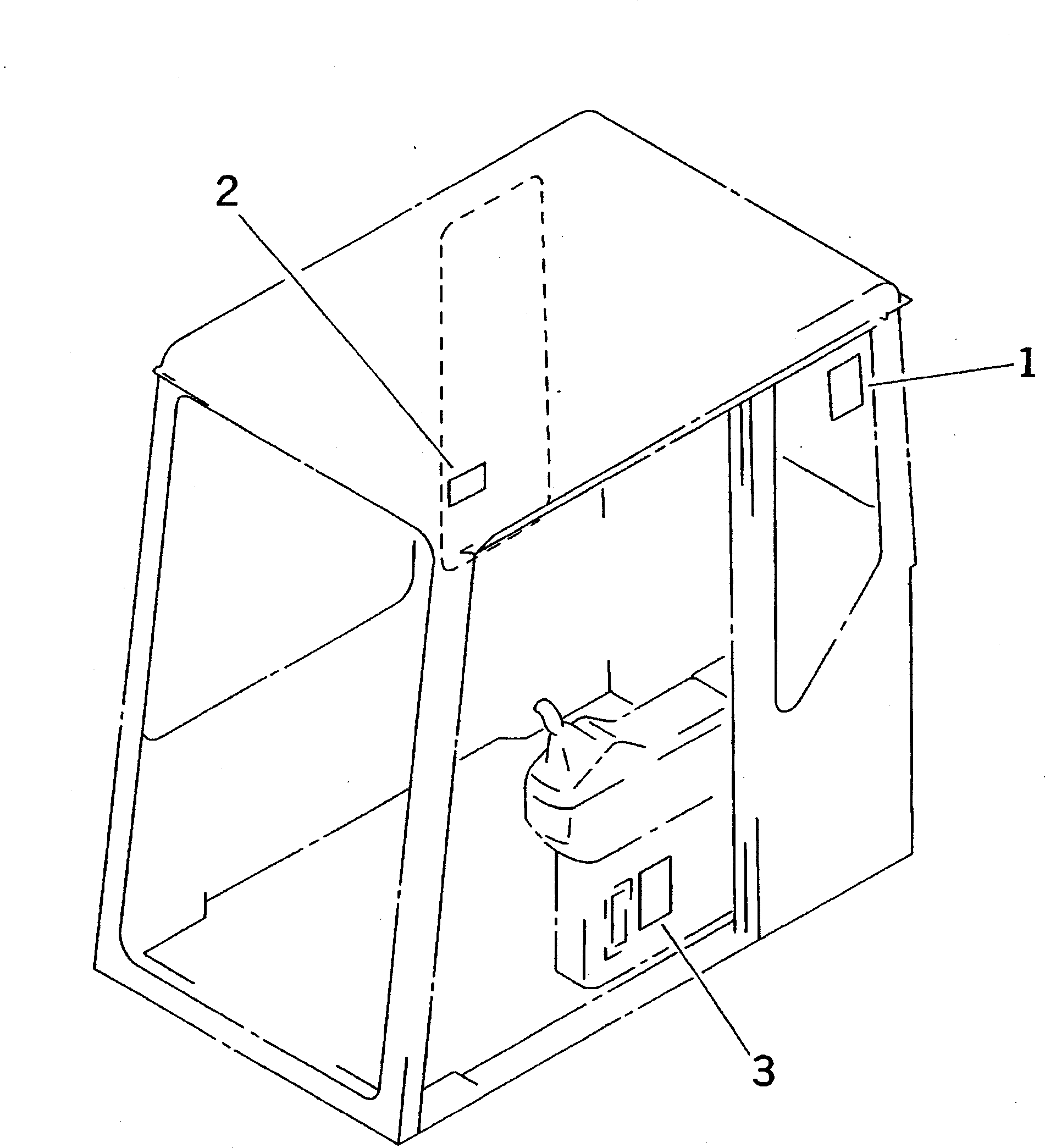 Komatsu parts book diagram for PC400LC S/N 20001-UP (Mighty Spec.): MARKS AND PLATES (FOR U.S.A. AND CANADA)(#20603-)