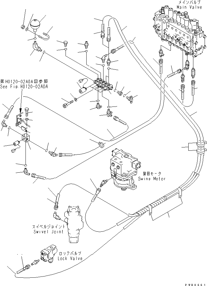 Komatsu parts book diagram for PC400LC-6 S/N 30001-UP: SOLENOID VALVE (LOADER)(#32001-32249)