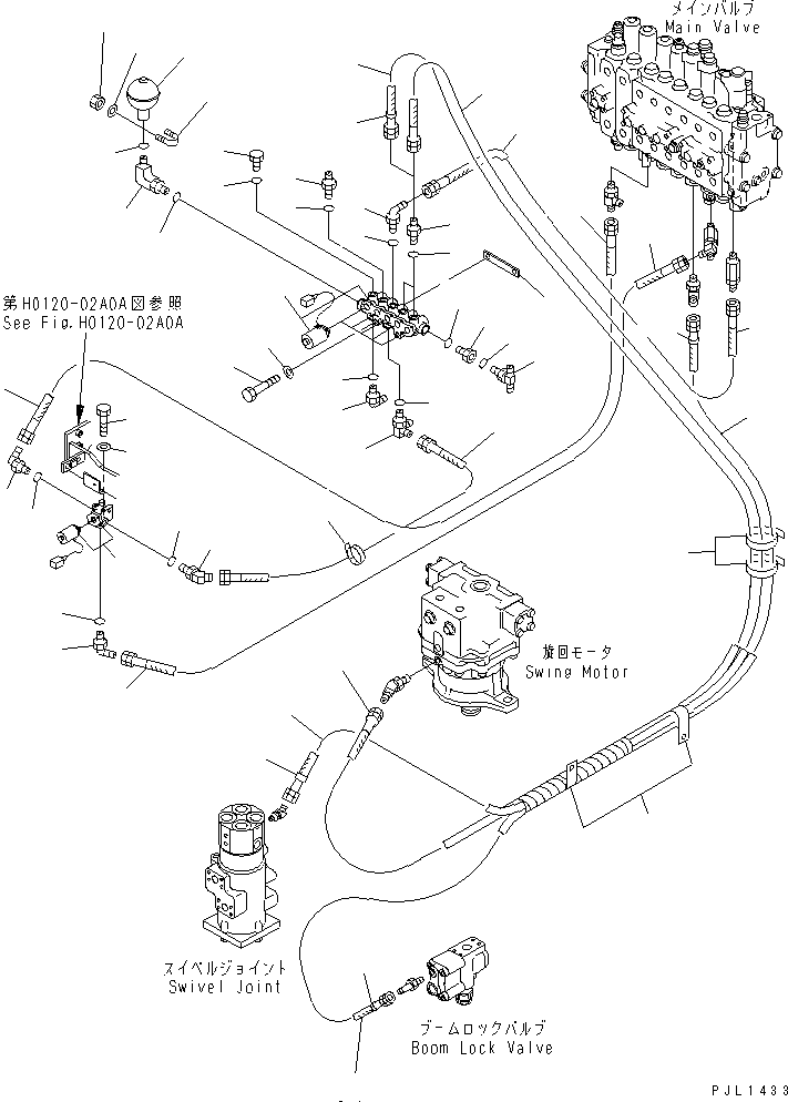 Komatsu parts book diagram for PC400LC-6 S/N 30001-UP: SOLENOID VALVE (LOADER)(#32250-)