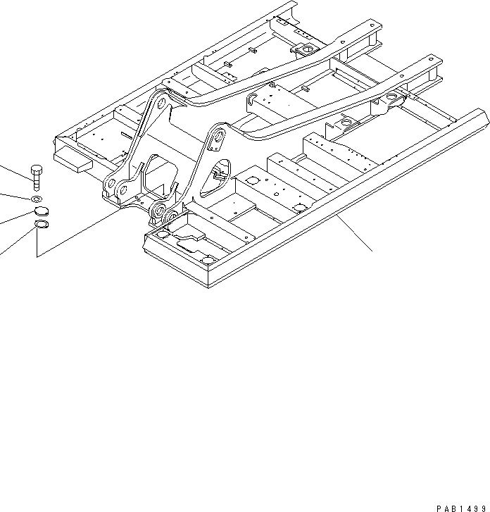 Komatsu parts book diagram for PC400LC-6 S/N 30001-UP: REVOLVING FRAME(#30001-31999)