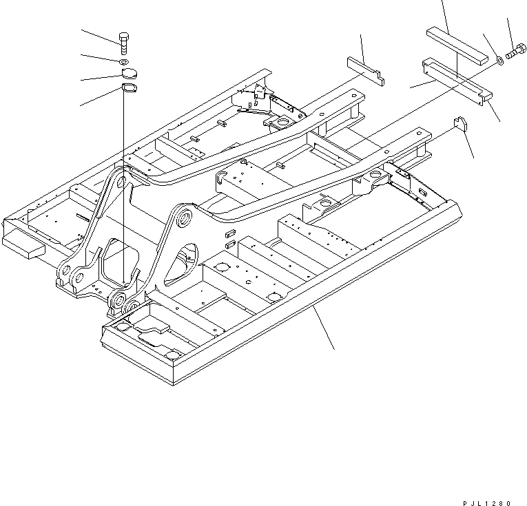 Komatsu parts book diagram for PC400LC-6 S/N 30001-UP: REVOLVING FRAME(#32250-)