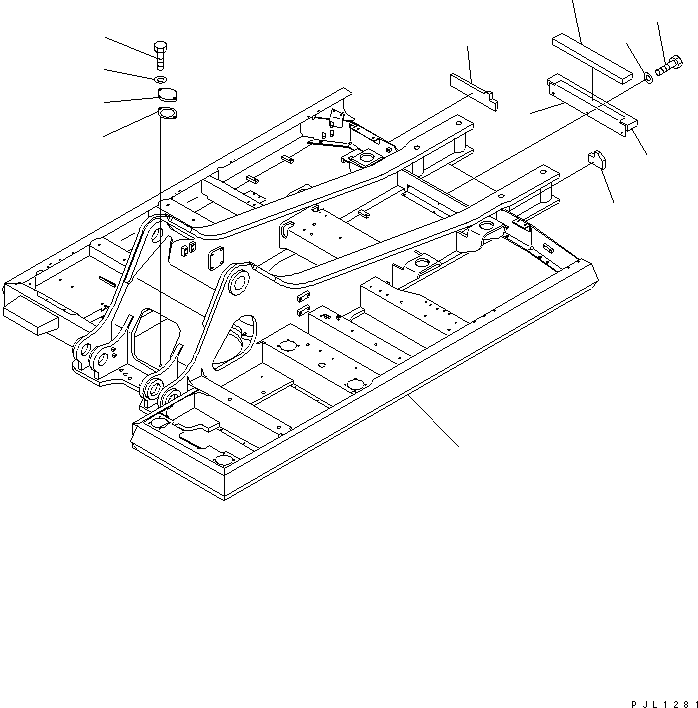 Komatsu parts book diagram for PC400LC-6 S/N 30001-UP: REVOLVING FRAME (FOR ADDITIONAL PIPING)(#32250-)