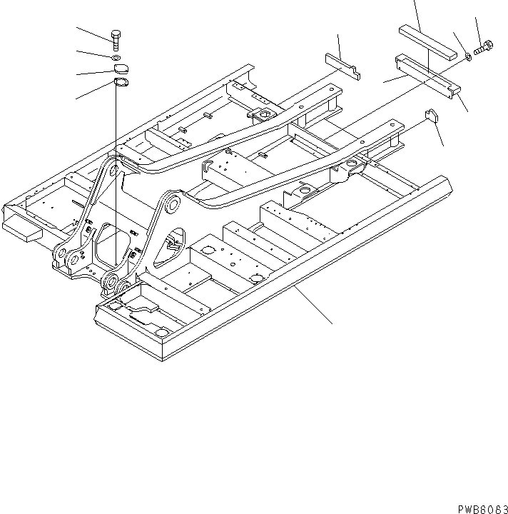 Komatsu parts book diagram for PC400LC-6 S/N 30001-UP: REVOLVING FRAME (FOR AUTO GREASING)(#32001-32249)
