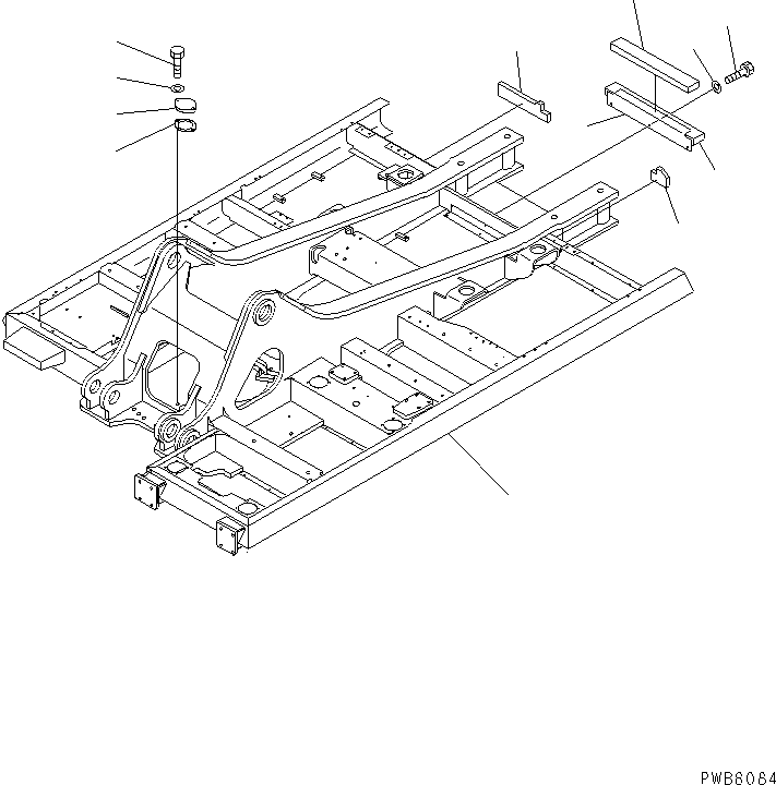 Komatsu parts book diagram for PC400LC-6 S/N 30001-UP: REVOLVING FRAME (F.O.P.S.)(#32001-32249)