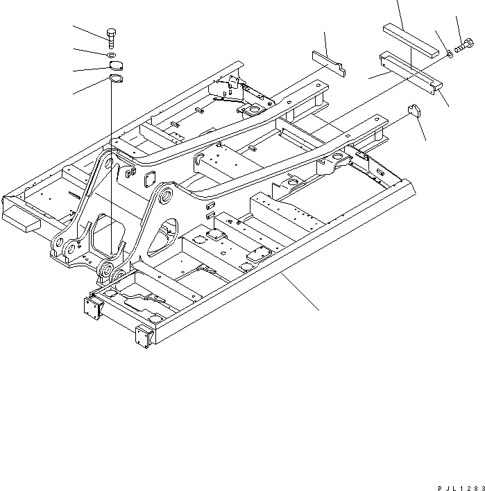 Komatsu parts book diagram for PC400LC-6 S/N 30001-UP: REVOLVING FRAME (F.O.P.S.)(#32250-)