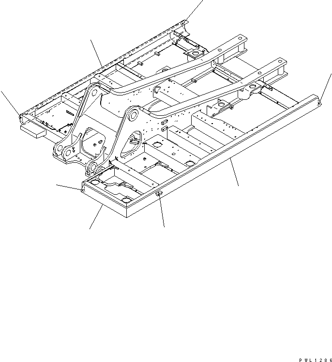 Komatsu parts book diagram for PC400LC-6 S/N 30001-UP: REVOLVING FRAME (DECK STRENGTH KIT)(#30042-32249)