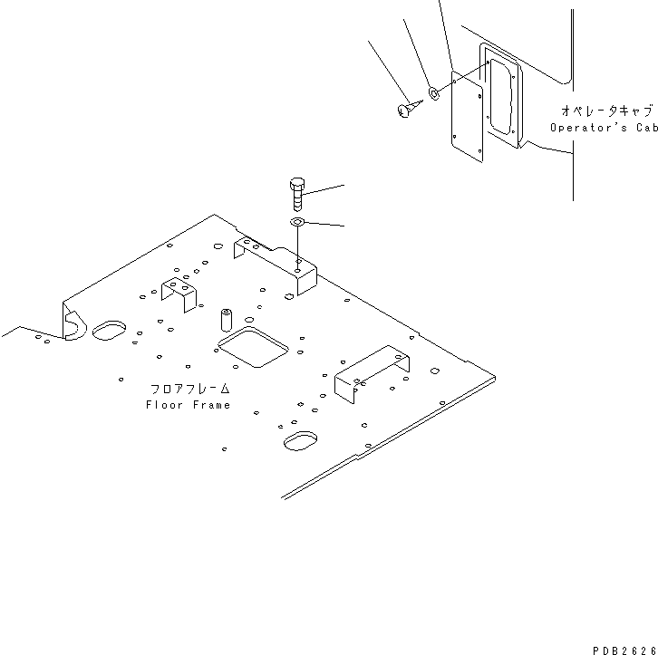 Komatsu parts book diagram for PC400LC-6 S/N 30001-UP: HEATER LESS(#30001-31999)