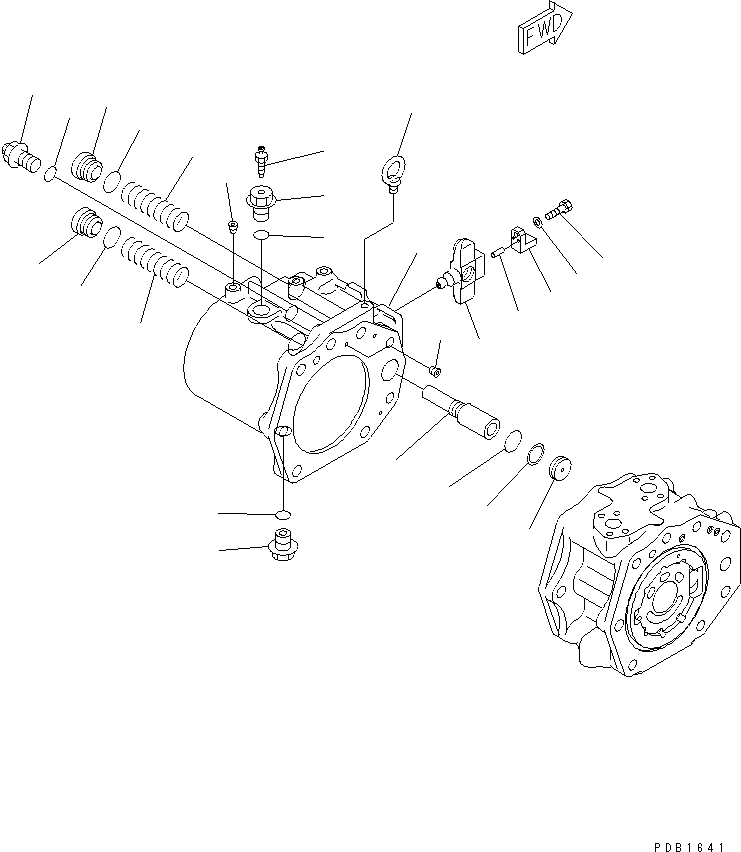Komatsu parts book diagram for PC400LC-6 S/N 30001-UP: MAIN PUMP (5/9)(#30001-31999)