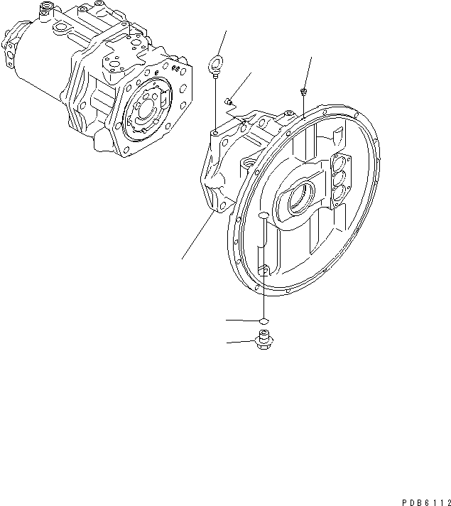 Komatsu parts book diagram for PC400LC-6 S/N 30001-UP: MAIN PUMP (1/13) (FOR CIS)(#30249-)