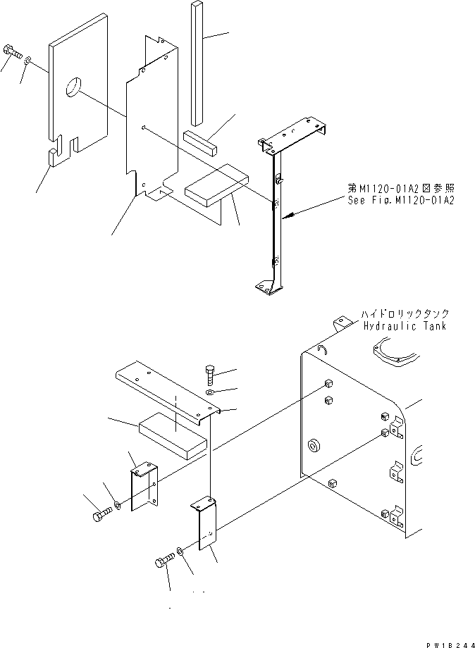 Komatsu parts book diagram for PC400LC-6 S/N 30001-UP (SAA6D125E-2 (Emission) Eng. Installed): PARTITION (CAB REAR) (WITH AIR CONDITIONER)(#32488-)