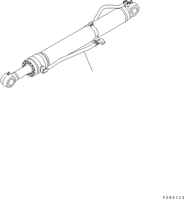 Komatsu parts book diagram for PC400LC-6 S/N 30001-UP (SAA6D125E-2 (Emission) Eng. Installed): ARM CYLINDER (FOR 4.0M BOOM)