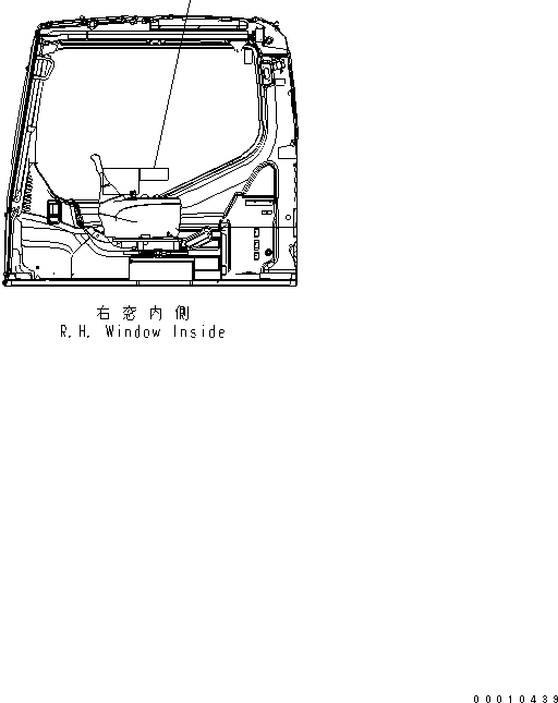 Komatsu parts book diagram for PC400LC-7-M1 S/N 50001-UP: MARKS AND PLATES (SIFT PATTERN ?ISO) (JAPANESE)