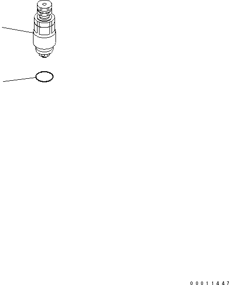 Komatsu parts book diagram for PC400LC-7-M1 S/N 50001-UP: SAFETY VALVE