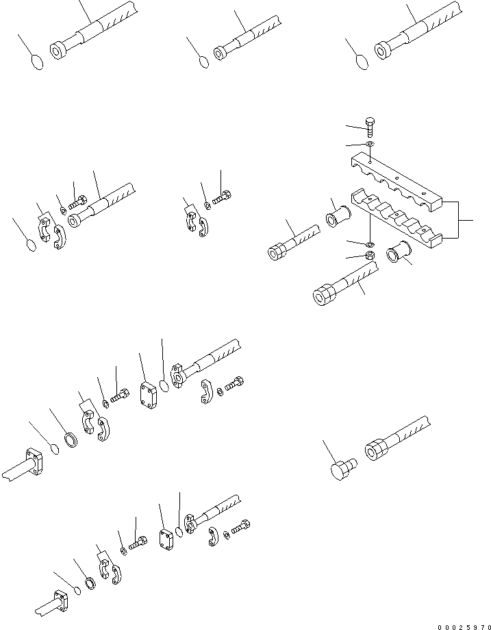Komatsu parts book diagram for PC400LC-6Z S/N 30001-UP (Pipe Looper Spec.): ATTACHMENT LINE (HOSE AND DRAIN) (FOR PIPE LOOPER)(#32933-)