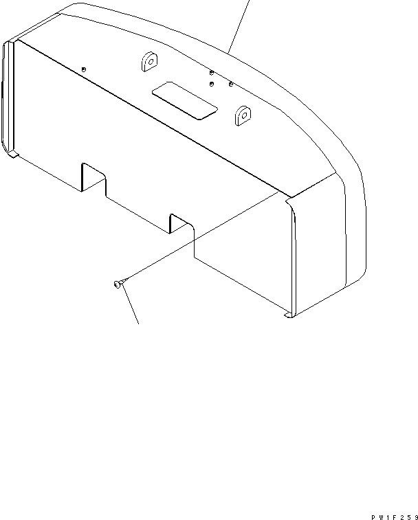 Komatsu parts book diagram for PC400LC-6Z S/N 30001-UP (Pipe Looper Spec.): COUNTER WEIGHT (10898KG)(#32670-)