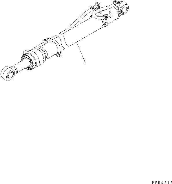 Komatsu parts book diagram for PC400LC-6Z S/N 30001-UP (Pipe Looper Spec.): ARM CYLINDER