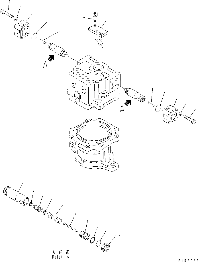 Komatsu parts book diagram for PC400LC-6Z S/N 30001-UP (Pipe Looper Spec.): SWING MOTOR (2/2)(#32001-)