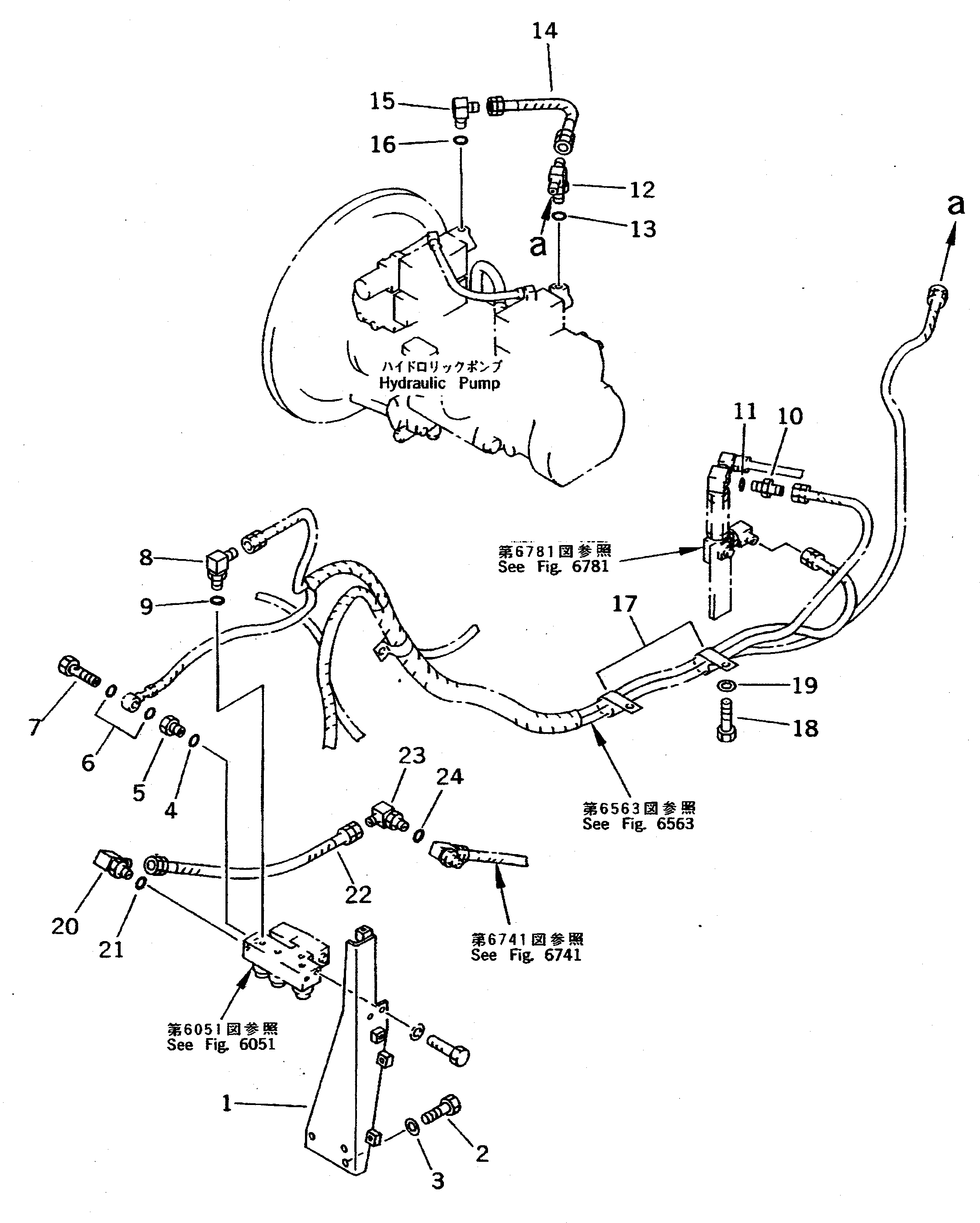 Komatsu parts book diagram for PC400LC-5 S/N 20001-UP (Overseas Version): SOLENOID VALVE PIPING