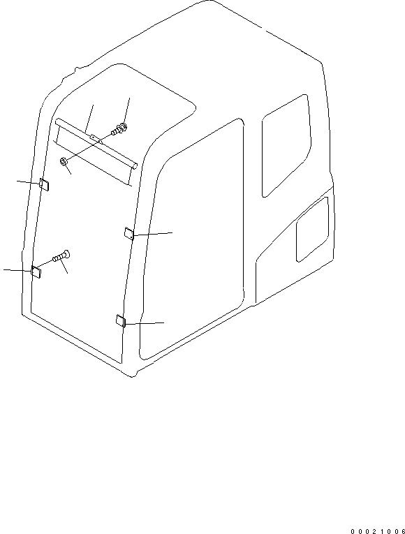 Excavators Komatsu / PC450-7K-E0 S/N K45001-UP(pc450-2u) / SUN VISOR(210100 : K0330-01H0)