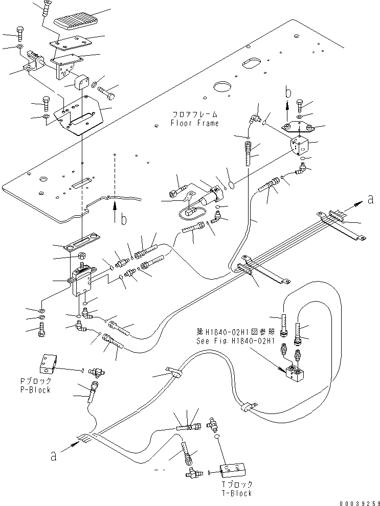Excavators Komatsu / PC450-7K-E0 S/N K45001-UP(pc450-2u) / FLOOR FRAME (OPERATOR