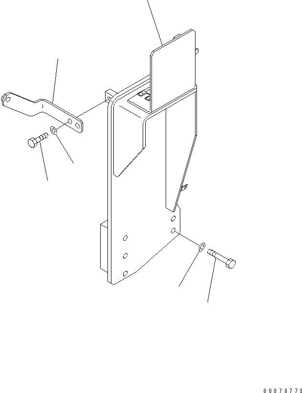 Excavators Komatsu / PC450-8 S/N K50001-UP(pc450-3u) / QUICK COUPLER LINES (BRACKET)(006047 : H1271-05A2)
