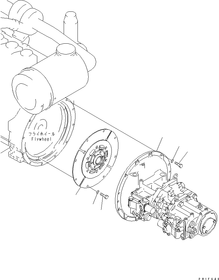 Excavators Komatsu / PC450-6 S/N 10001-UP (SAA6D125E-2 (Emission) Eng. Installed)(pc450-6c) / DUMPER ? PUMP AND TUBE(#12641-)(030010 : B0000-01A0)