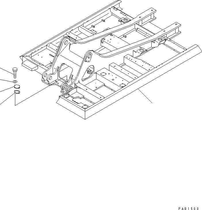 Komatsu parts book diagram for PC450LC-6 S/N 10001-UP: REVOLVING FRAME(#10001-11999)