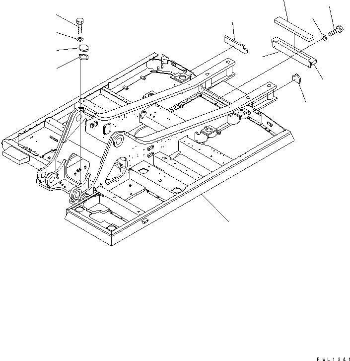 Komatsu parts book diagram for PC450LC-6 S/N 10001-UP: REVOLVING FRAME (FOR ADDITIONAL PIPING)(#12144-)