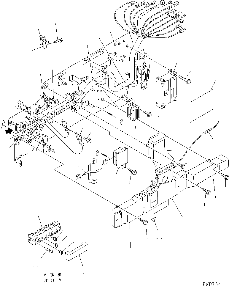 Komatsu parts book diagram for PC450LC-6 S/N 10001-UP: OPERATOR'S CAB (BASE) (WORK LEVER WITH PPC VALVE) (FOR POWER PULL UP WINDOW)(#12001-)