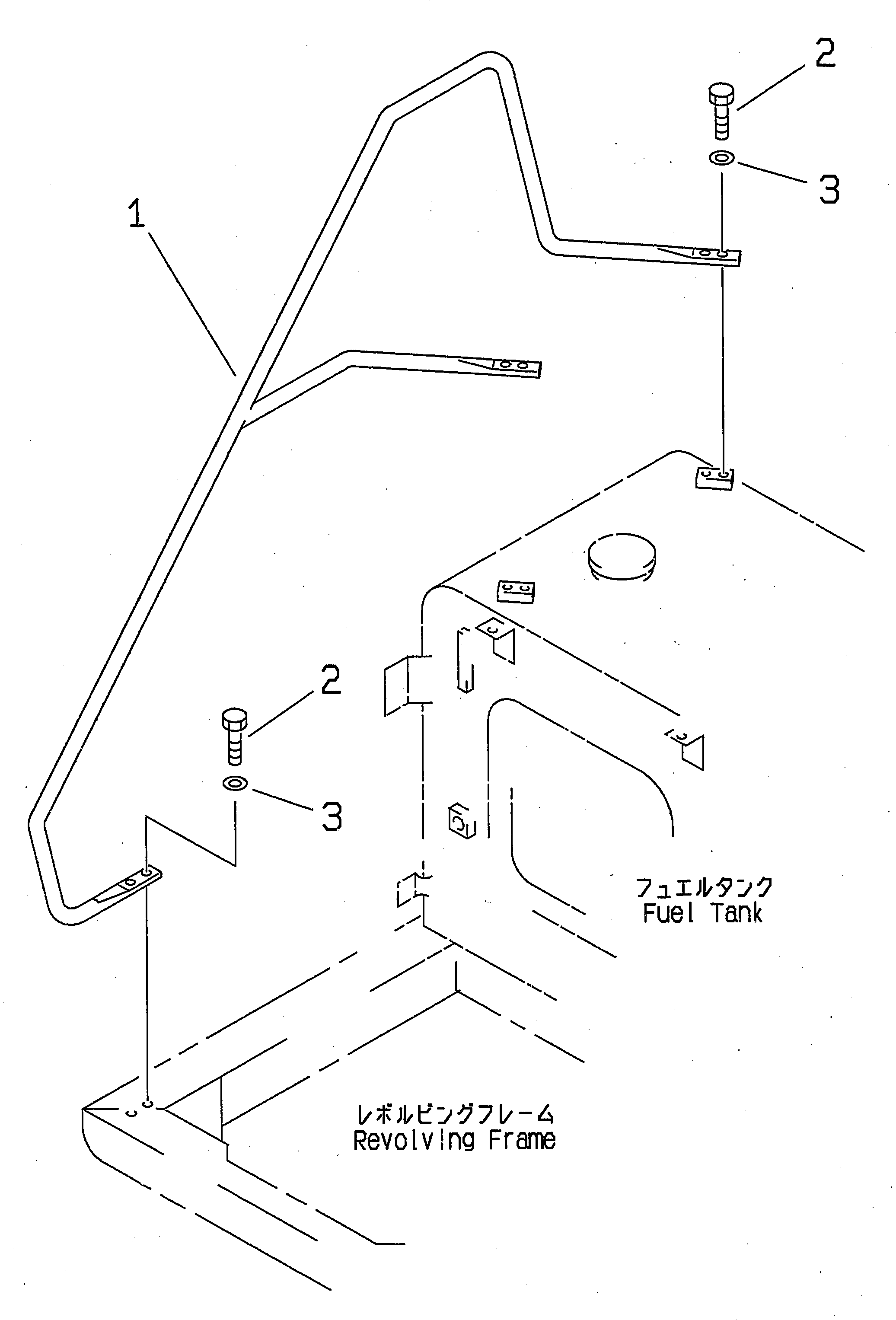 Komatsu parts book diagram for PC450LC-6 S/N 10001-UP: HANDRAIL