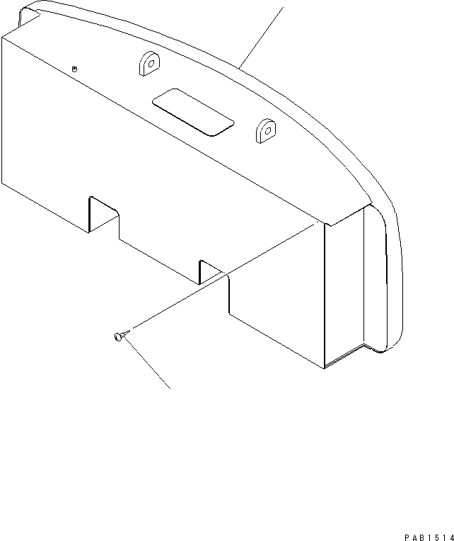 Komatsu parts book diagram for PC450LC-6 S/N 10001-UP: COUNTER WEIGHT (8890KG)(#10001-12143)