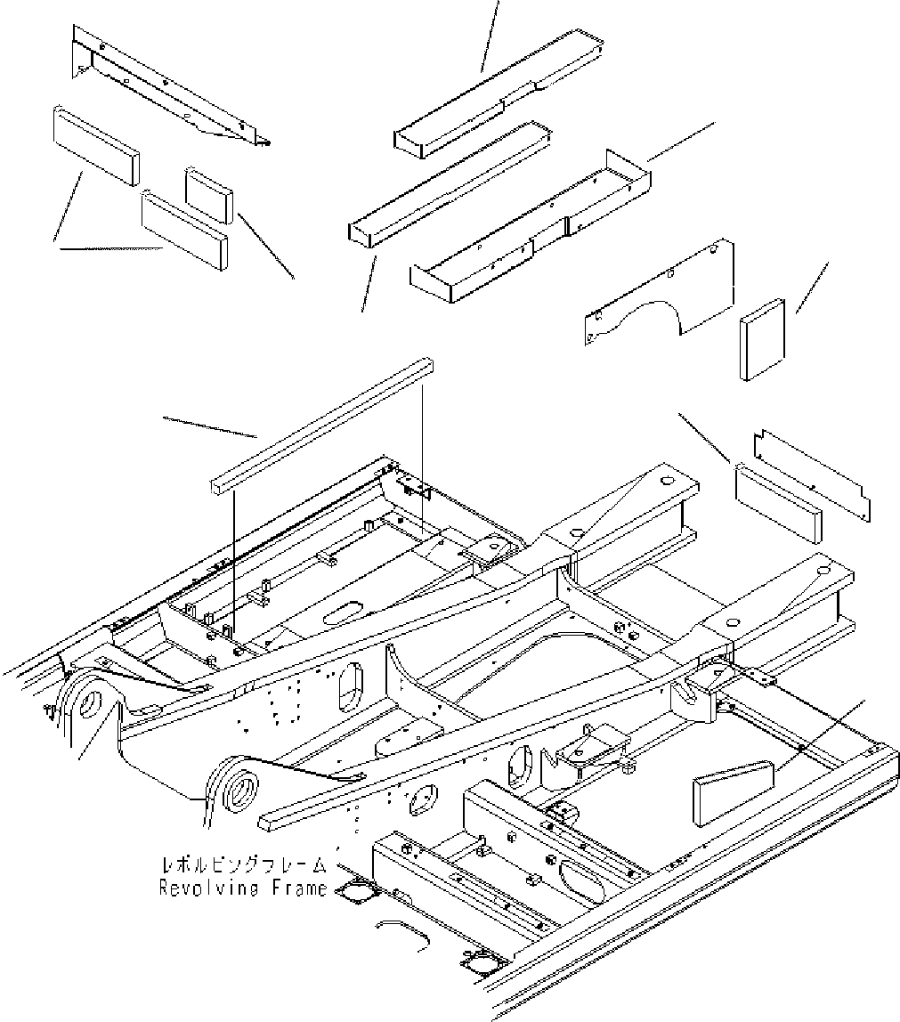 Komatsu parts book diagram for PC450LC-7K S/N K40001-UP: NOISE REDUCTION (ADDITIONAL PARTS) (PC450LC)