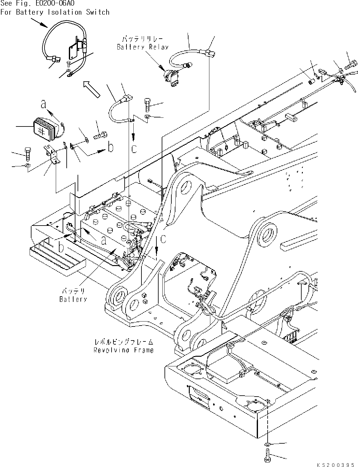 Komatsu parts book diagram for PC450LCHD-8 S/N K50001-UP: ELECTRIC WIRING (WORKING LAMP)