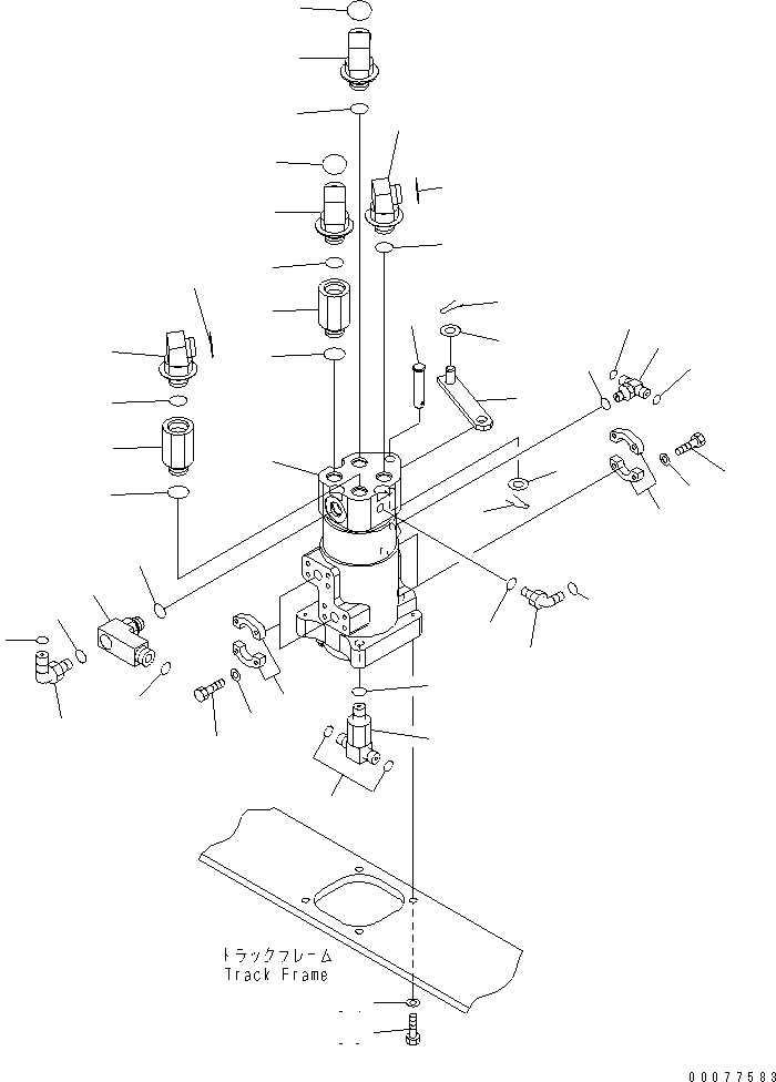 Komatsu parts book diagram for PC450LCHD-8 S/N K50001-UP: HOOD (2/4)