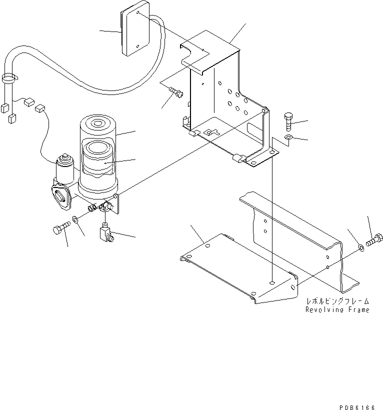 Komatsu parts book diagram for PC450LC-6Z S/N 10001-UP: AUTO GREASING SYSTEM PARTS (GREASE PUMP)