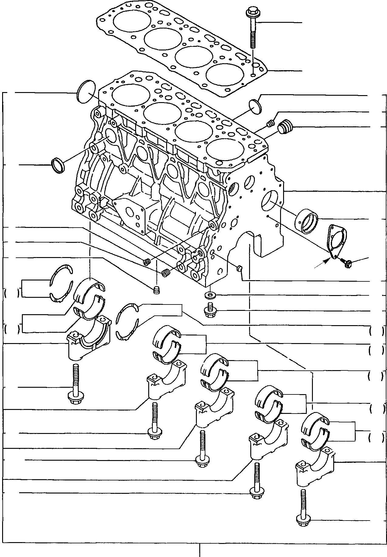 Excavators Komatsu / PC45-1 S/N F1001-Up(pc45_1) / CYLINDER BLOCK(A-0030 : 0201)