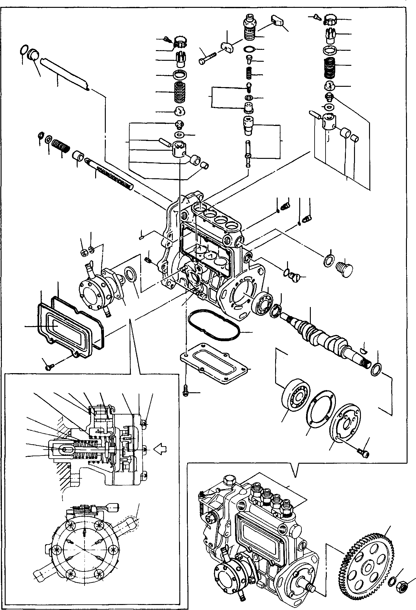 Excavators Komatsu / PC45-1 S/N F1001-Up(pc45_1) / FUEL INJECTION PUMP(A-0130 : 0431)