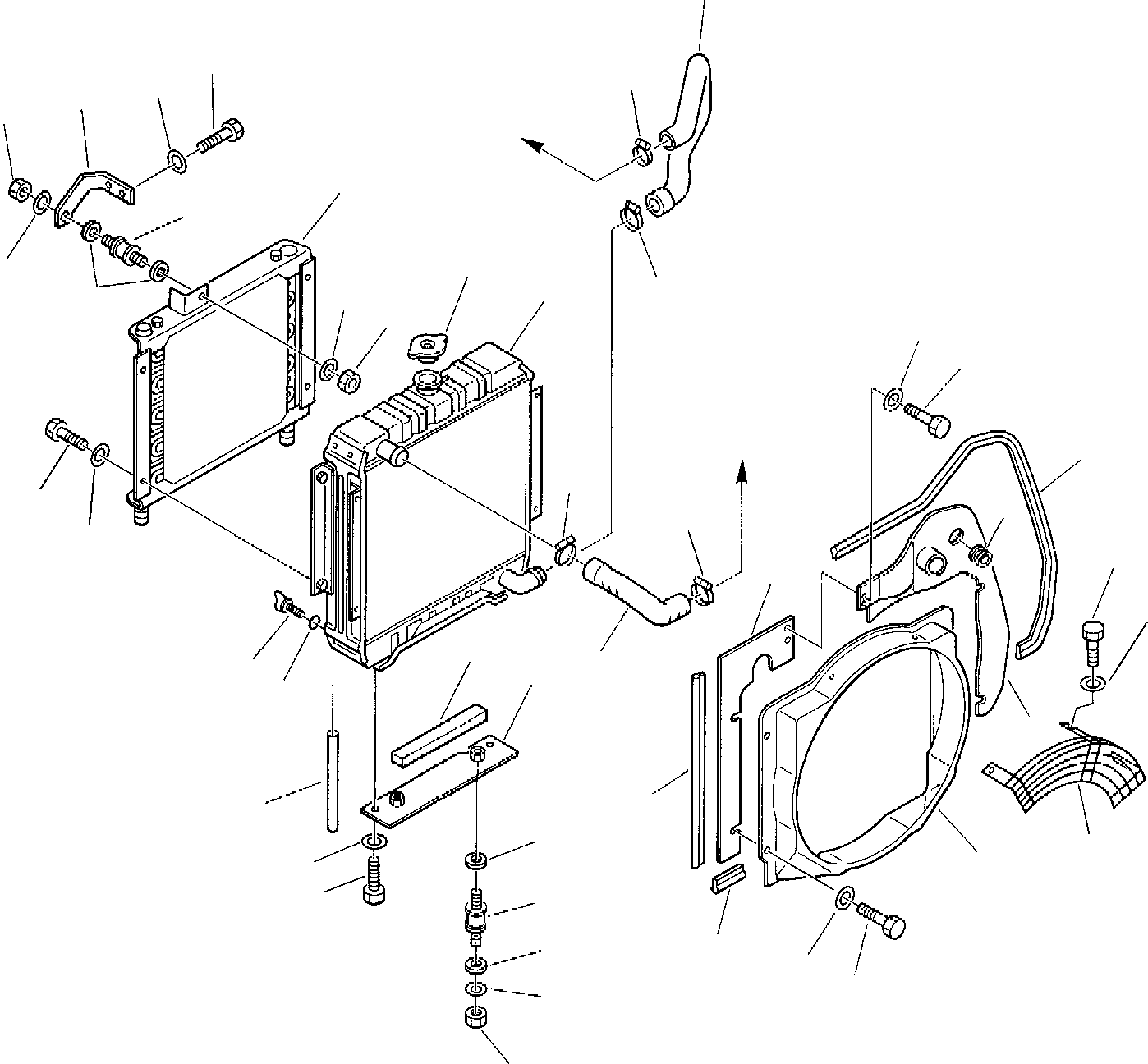Excavators Komatsu / PC45-1 S/N F1001-Up(pc45_1) / RADIATOR - EXHANGER(B-0040 : 1201)