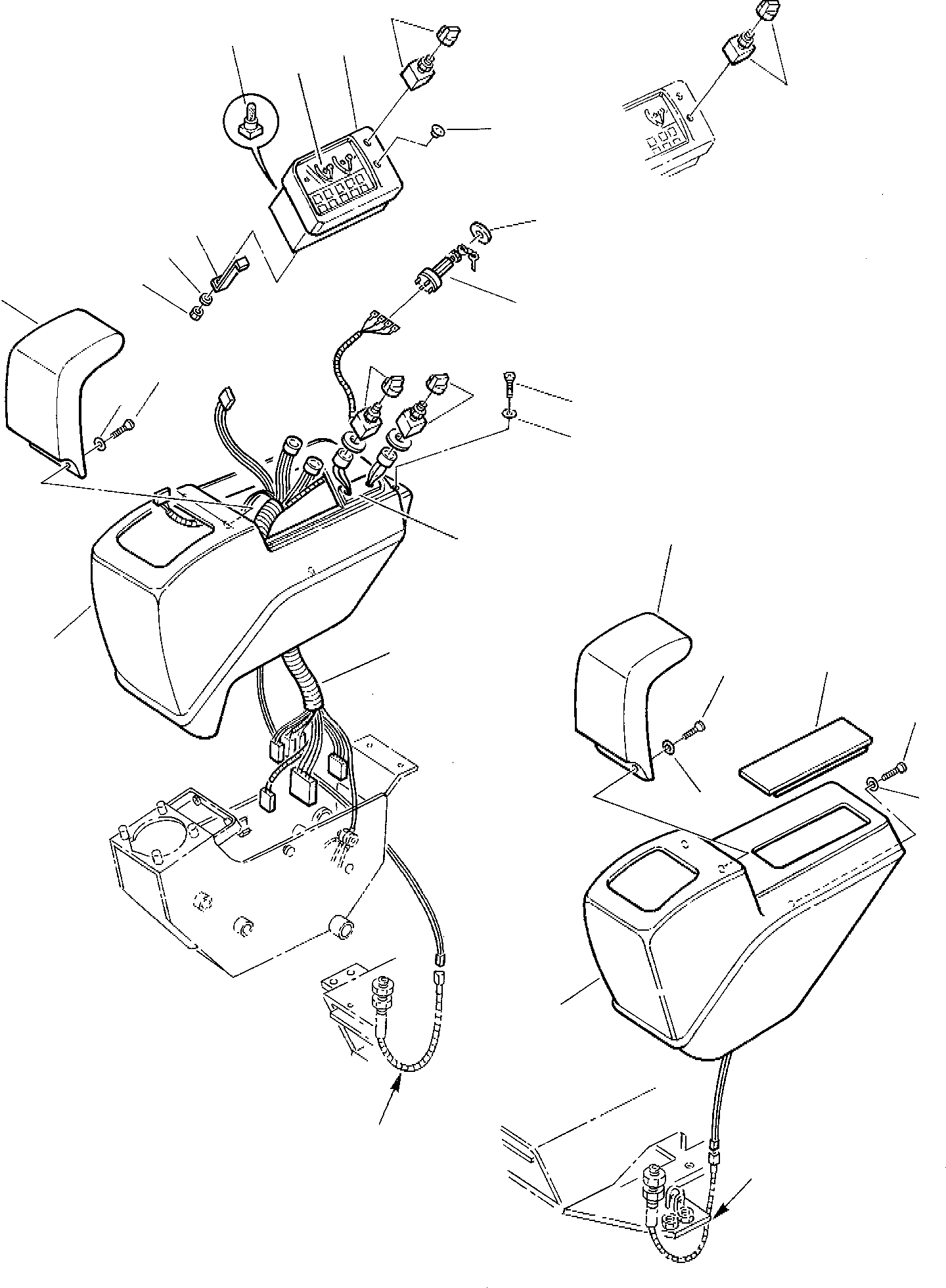 Excavators Komatsu / PC45-1 S/N F1001-Up(pc45_1) / INSTRUMENT PANEL(B-0090 : 1411)