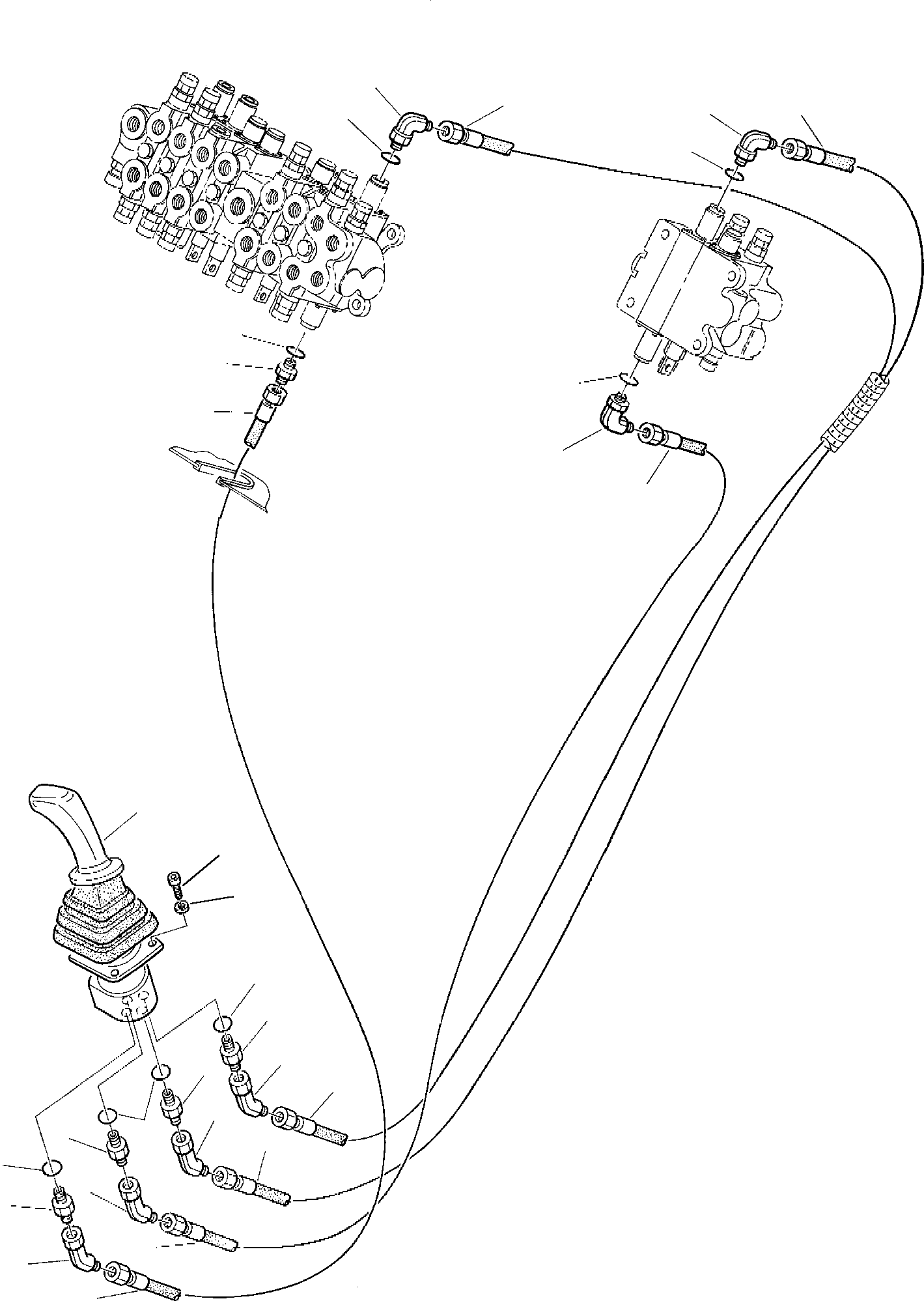 Excavators Komatsu / PC45-1 S/N F1001-Up(pc45_1) / L.H. SERVOCONTROL (ARM AND SWING)(E-0030 : 4201)