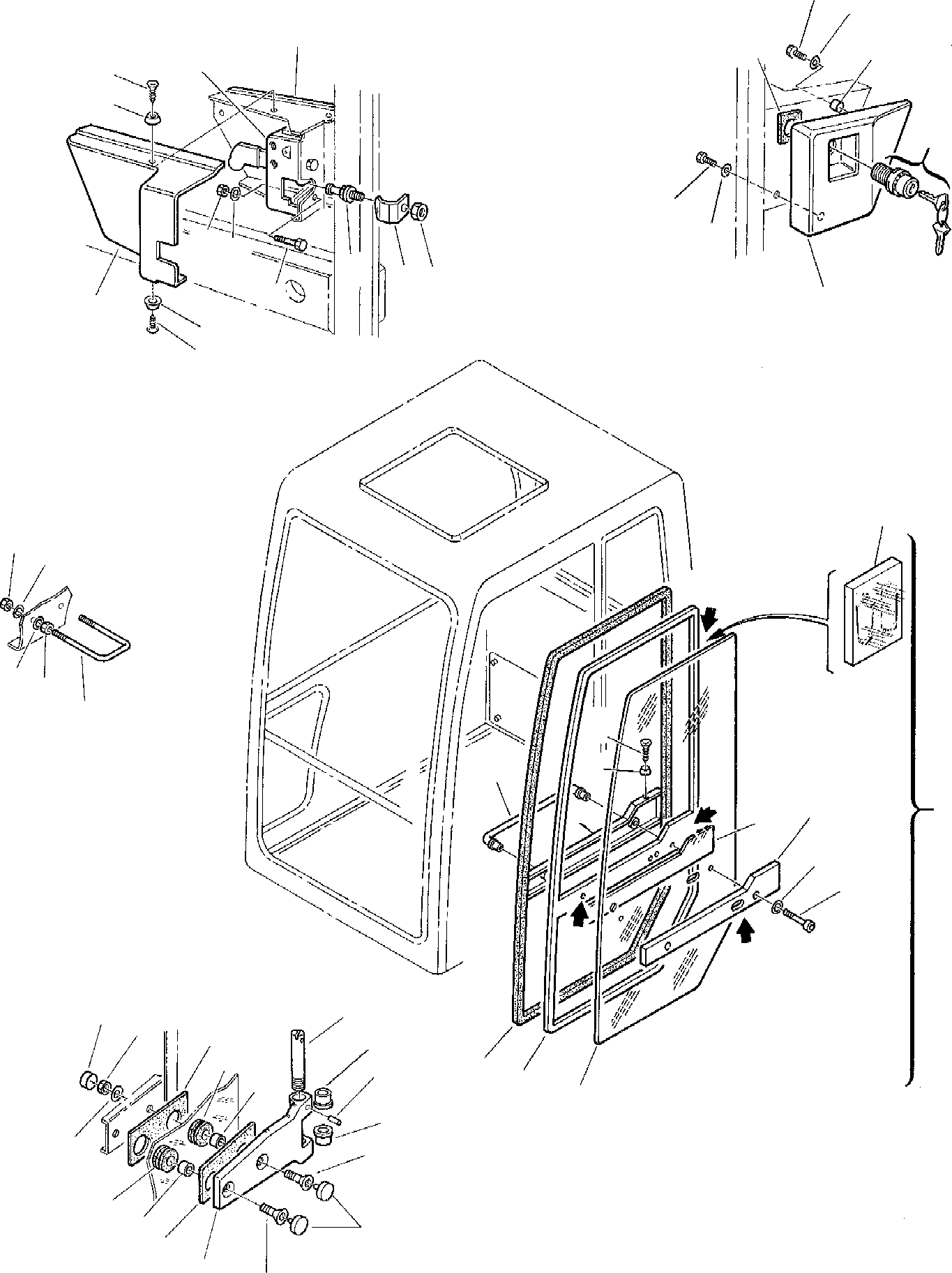 Excavators Komatsu / PC45-1 S/N F1001-Up(pc45_1) / CABIN (3/6)(F-0110 : 5213)