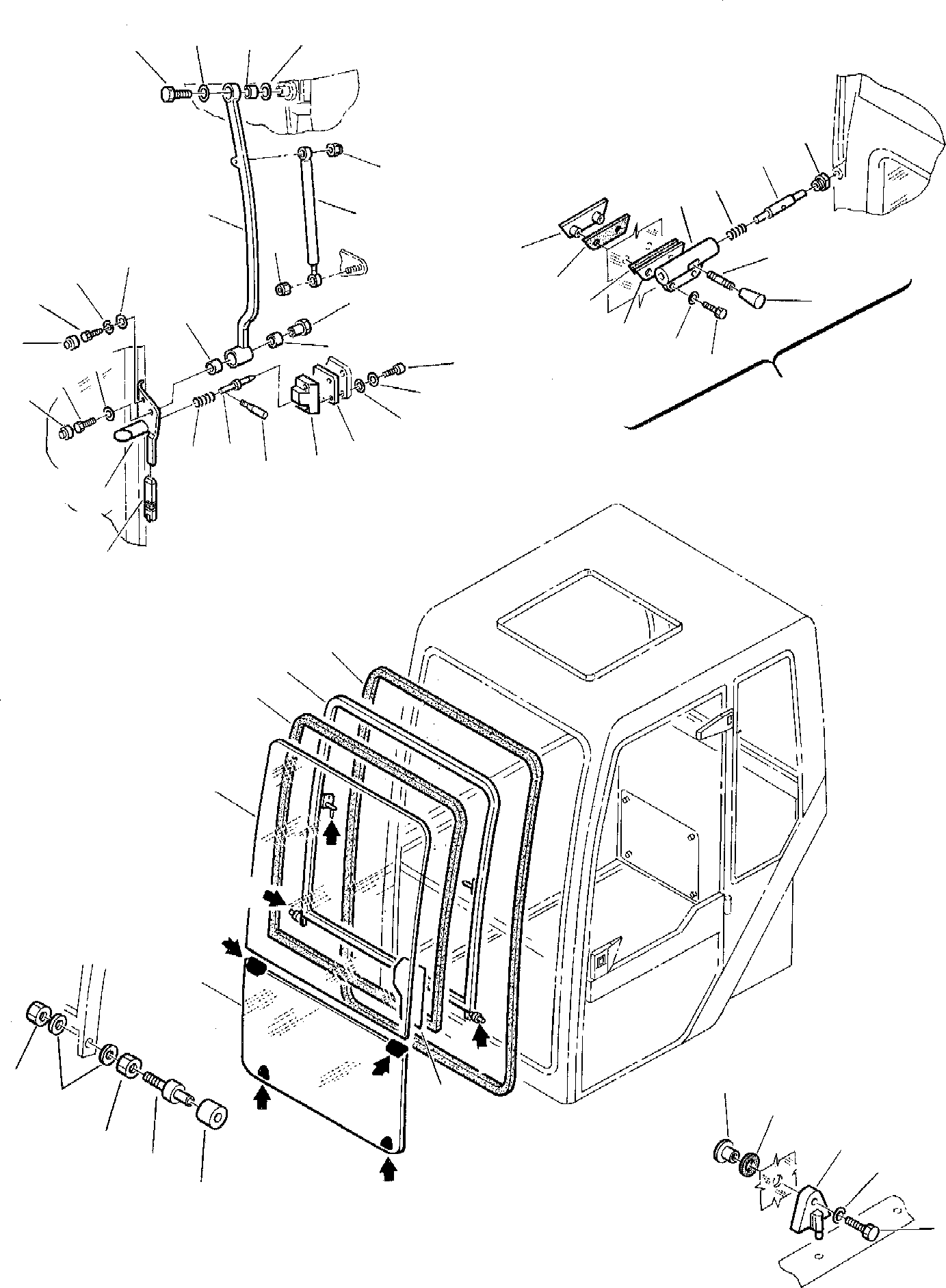 Excavators Komatsu / PC45-1 S/N F1001-Up(pc45_1) / CABIN (4/6)(F-0120 : 5214)