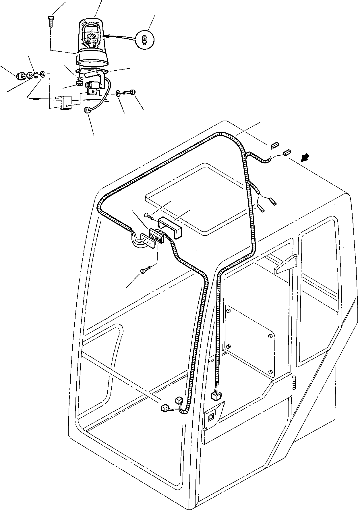 Excavators Komatsu / PC45-1 S/N F1001-Up(pc45_1) / ELECTRICAL SYSTEM (CABIN)(F-0150 : 5217)