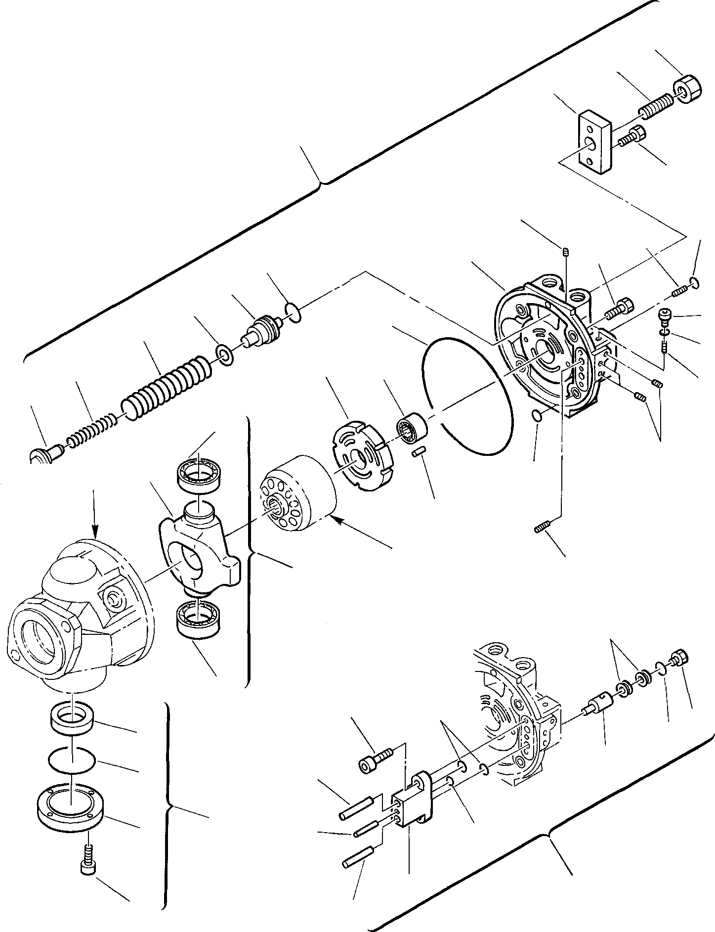Excavators Komatsu / PC45-1 S/N F1001-Up(pc45_1) / HYDRAULIC PUMP (2/3)(G-0030 : 6102)