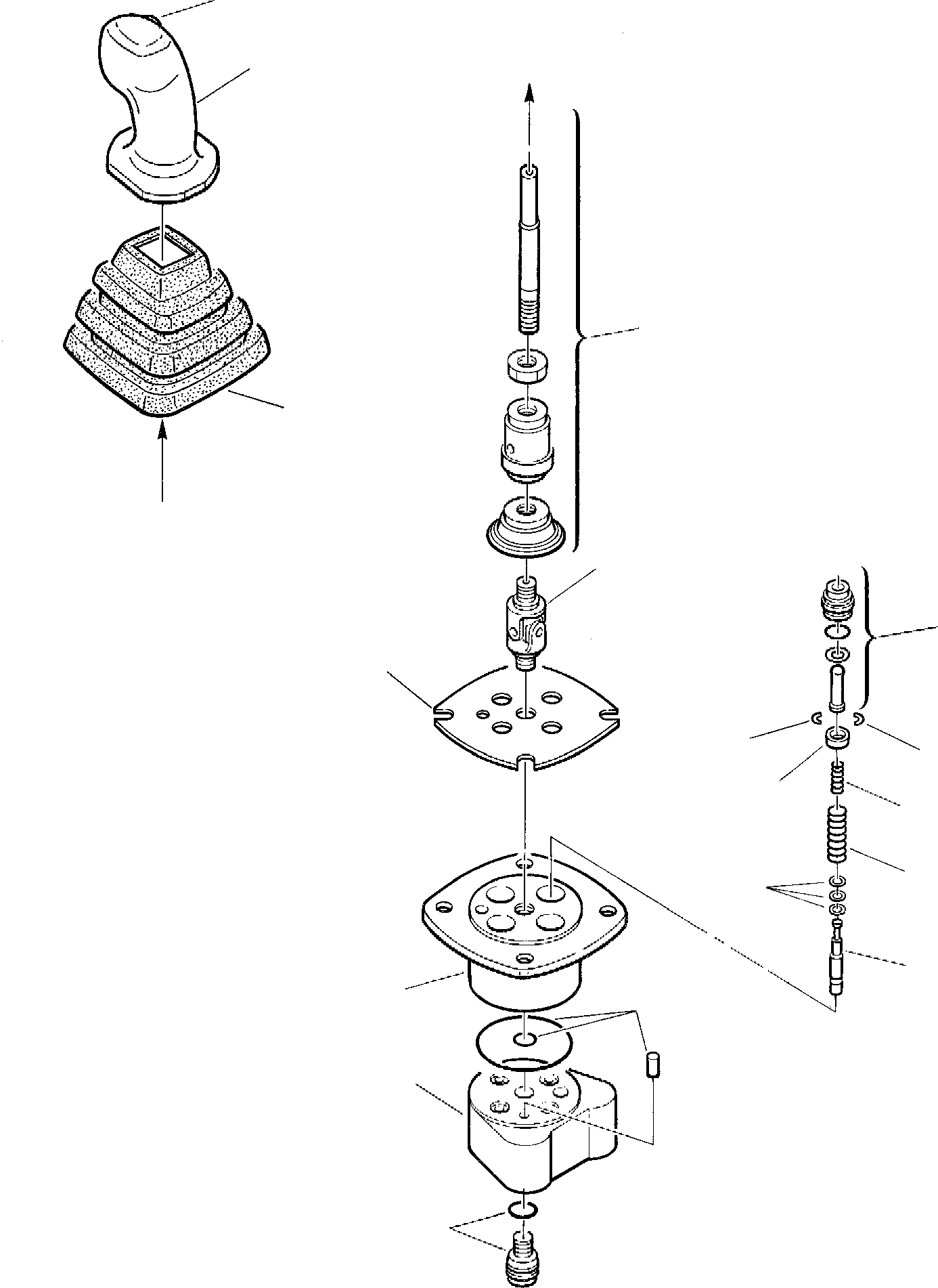 Excavators Komatsu / PC45-1 S/N F1001-Up(pc45_1) / PPC VALVE, R.H.(G-0120 : 6311)