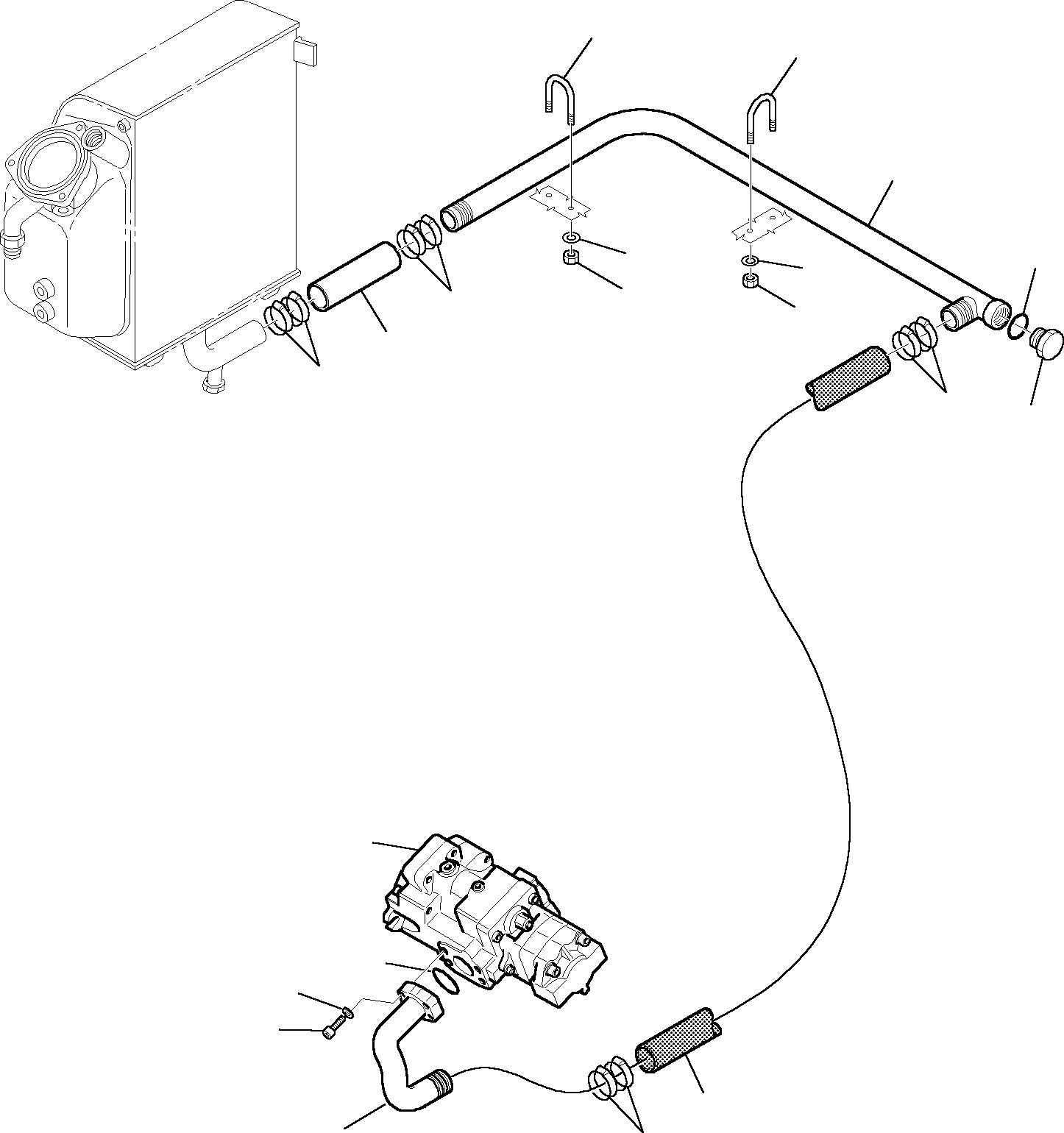 Excavators Komatsu / PC45-1 S/N F1001-Up(pc45_1) / HYDRAULIC PIPING (SUCTION LINE)(G-0170 : 6502)
